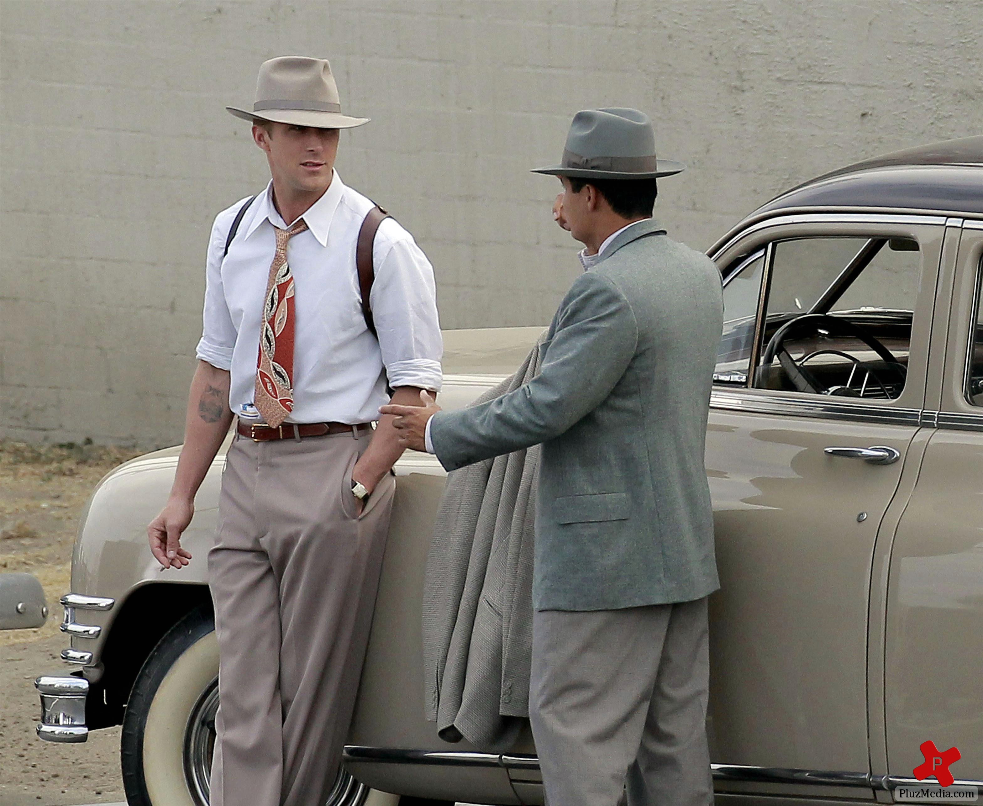 Ryan Gosling on the set of his new movie 'The Gangster Squad' photos | Picture 78994